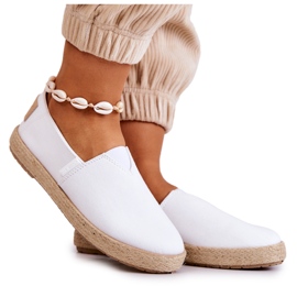 Big Star Espadrilles pour femmes à la mode Cross Jeans JJ2R4001C Blanc