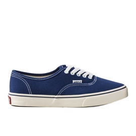 Baskets homme Flax bleu marine