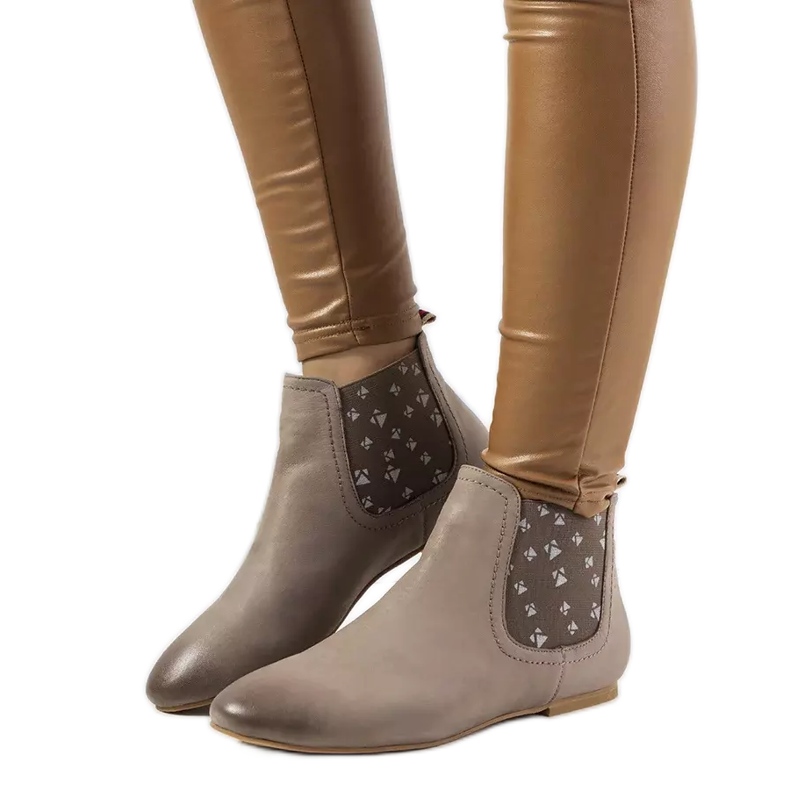 Slip-on gris mat Lucciano beige Slip-on gris mat Lucciano beige