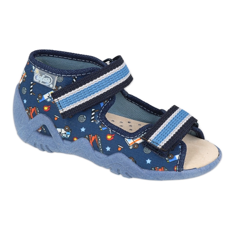 Chaussures enfant Befado jaune 350P028 bleu