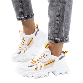 Baskets blanches femme Bernier