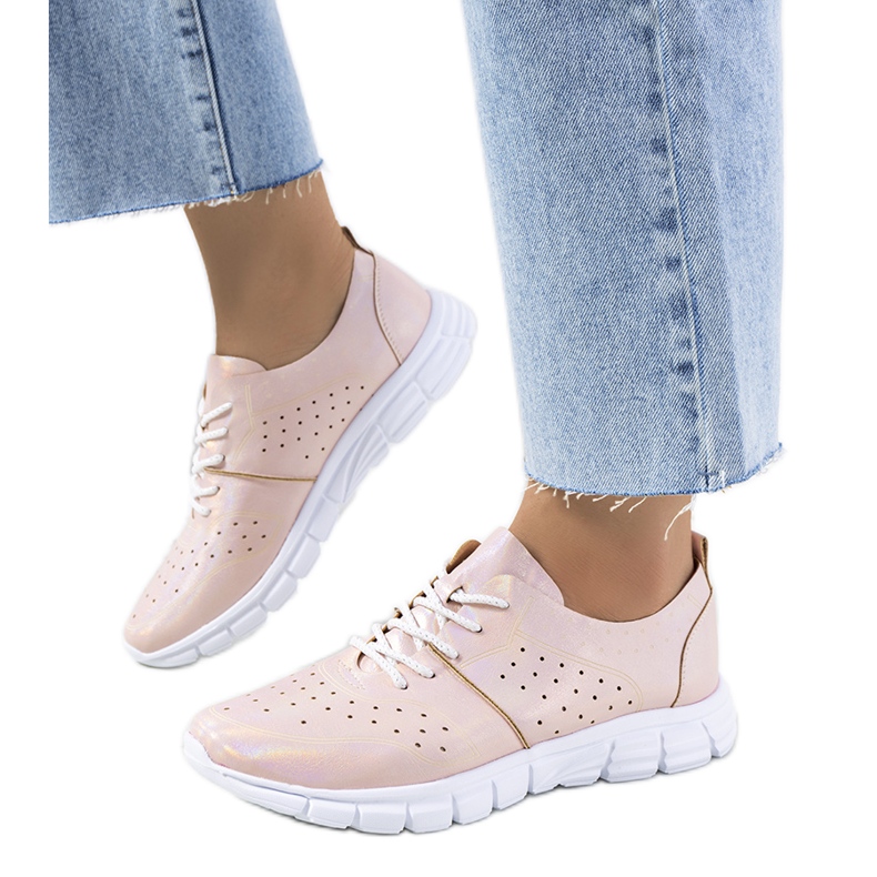 Baskets holographiques roses Enid Baskets holographiques roses Enid