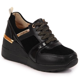 Baskets compensées S. Barski W OLI160 noir le noir