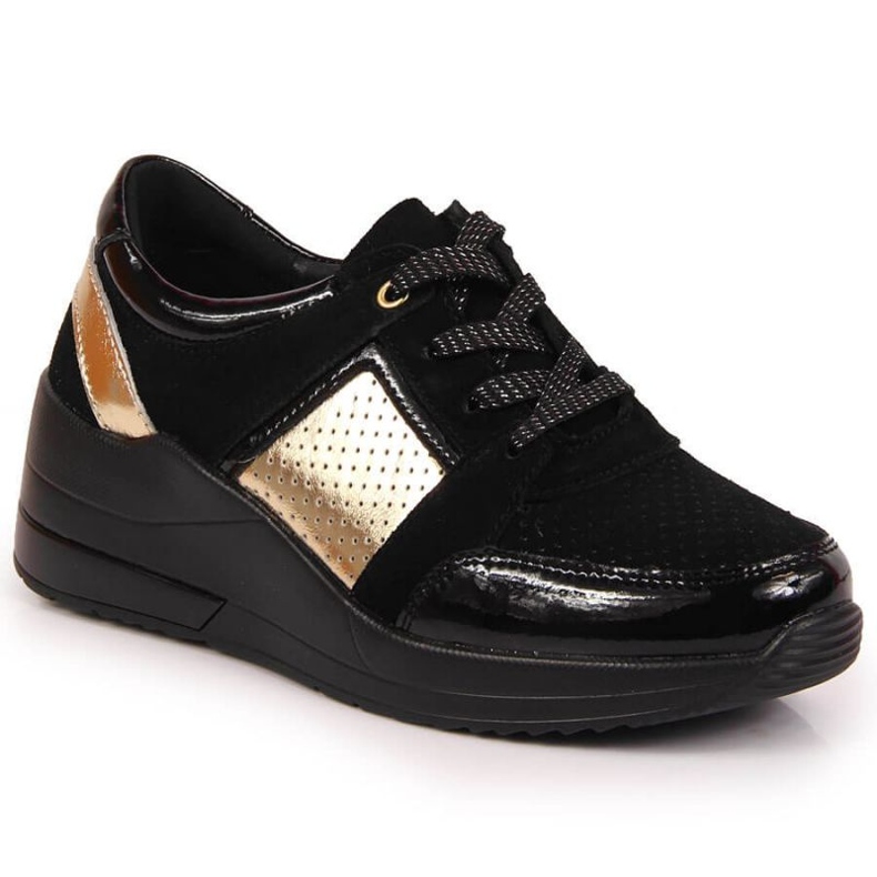 Baskets compensées S. Barski W OLI162A noir le noir