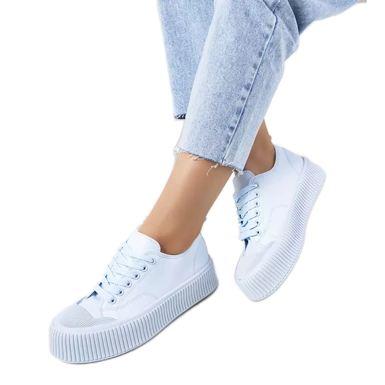 Baskets femme Moises bleues