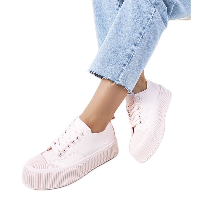 Baskets femme Moises roses Baskets femme Moises roses