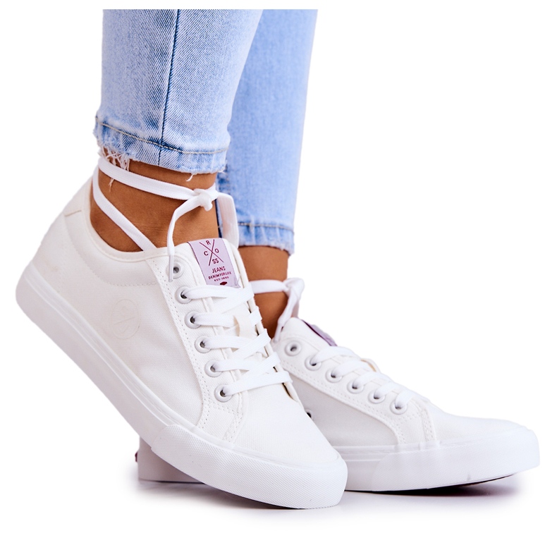 Baskets Femme Cross Jeans JJ2R4050C Blanc blanche Baskets Femme Cross Jeans JJ2R4050C Blanc blanche