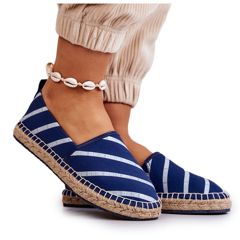 Espadrilles Classiques Femme Big Star JJ274960 Bleu Marine Espadrilles Classiques Femme Big Star JJ274960 Bleu Marine