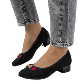 Escarpins noirs à nœud papillon Vijver