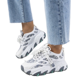 Baskets blanches pour femmes de Melsen multicolore Baskets blanches pour femmes de Melsen multicolore