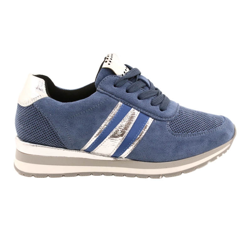 M.Daszyński Chaussures de sport pour femmes bleues MR2169