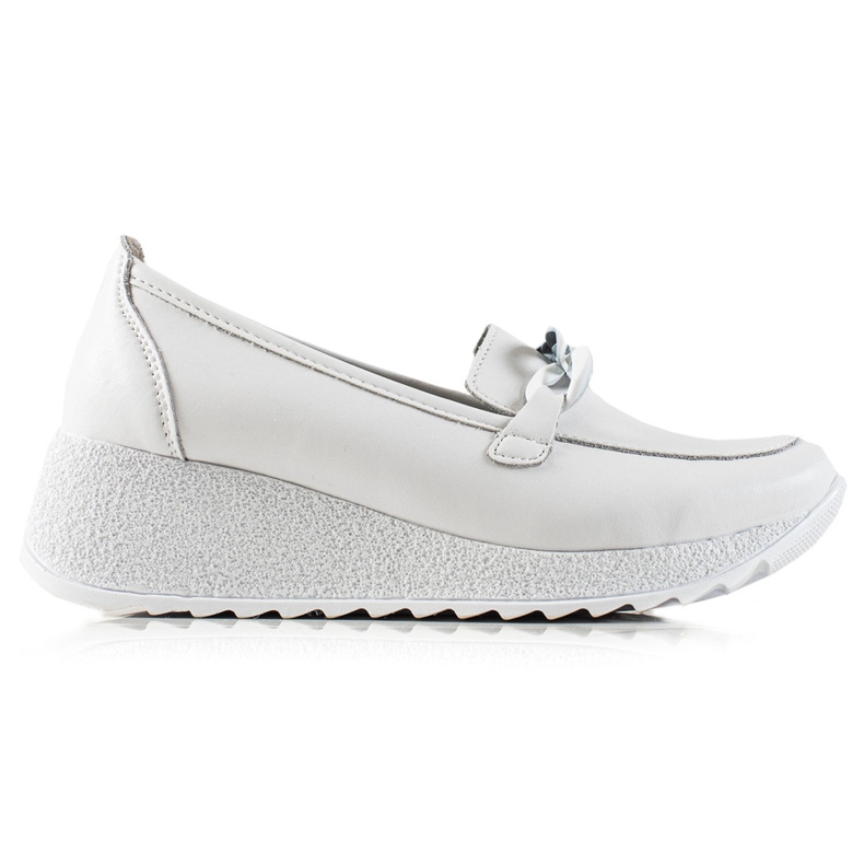 Filippo Richelieus En Cuir Sur La Plateforme blanche Filippo Richelieus En Cuir Sur La Plateforme blanche