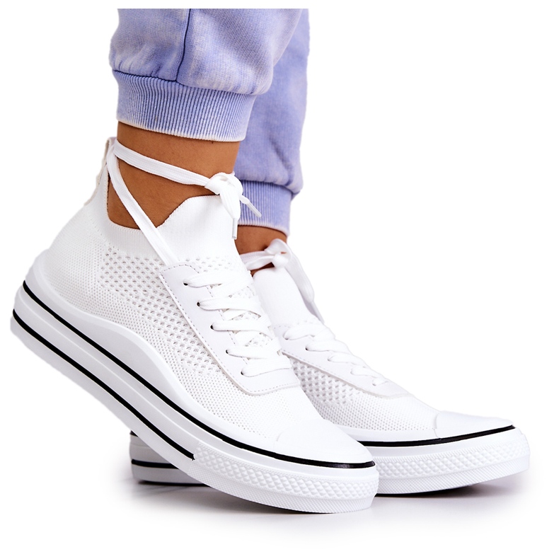 S.Barski Baskets Femme Blanc Soren blanche
