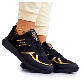 Baskets Femme Big Star JJ274A195 Noir-Or doré
