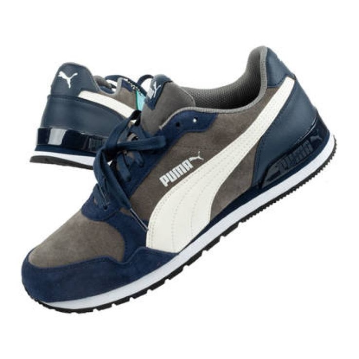 Chaussures Puma St Runner v2 M 365279 19 bleu marin gris Chaussures Puma St Runner v2 M 365279 19 bleu marin gris