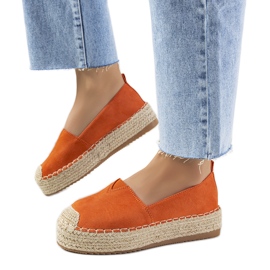 Espadrilles femme Rhianne orange