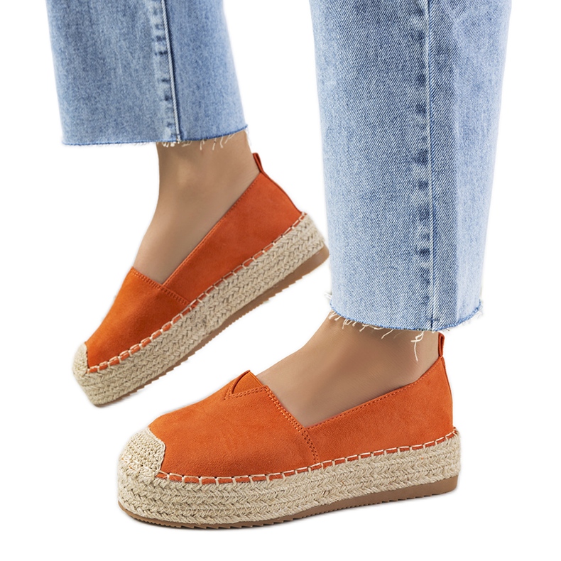 Espadrilles femme Rhianne orange