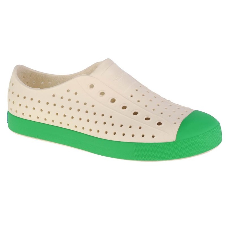 Chaussures Native Jefferson 11100100-1865 beige / crème, vert écru
