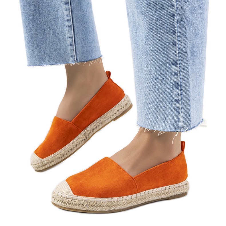Espadrilles femme Mathea orange