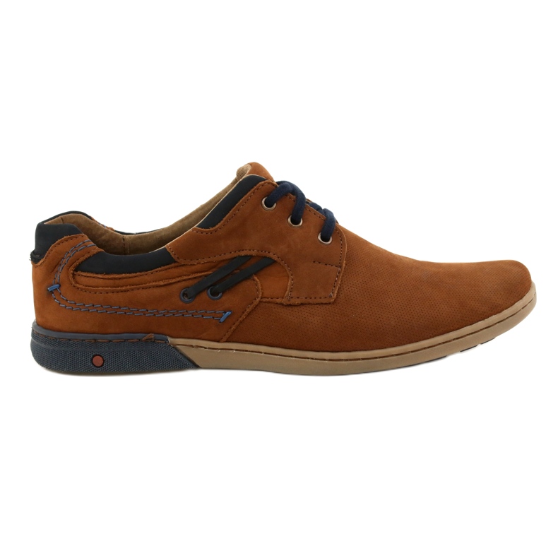KOMODO Chaussures décontractées pour hommes 861L DK.Camel brun