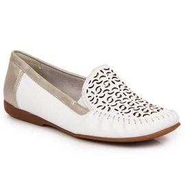 Rieker W RKR522 mocassins ajourés blanc blanche