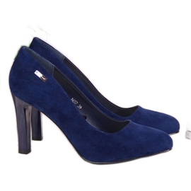 Escarpins en daim Sergio Leone W SK3AP bleu marine