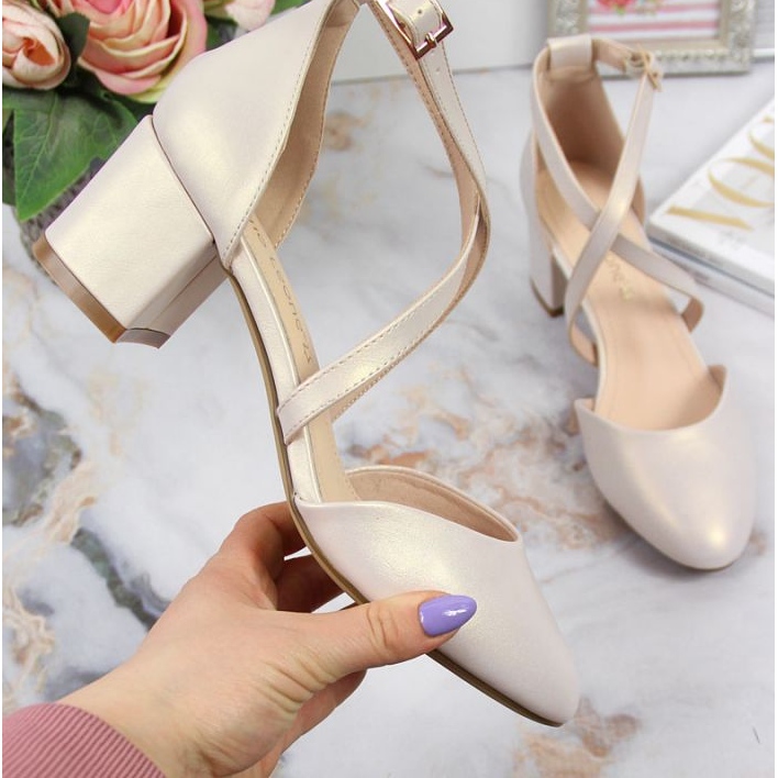 Sandales à brides Sergio Leone W SK365B beige perle