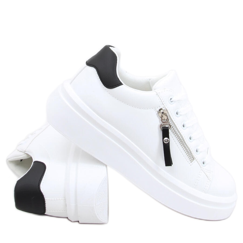 Baskets femme Lerato BLANC / NOIR blanche le noir