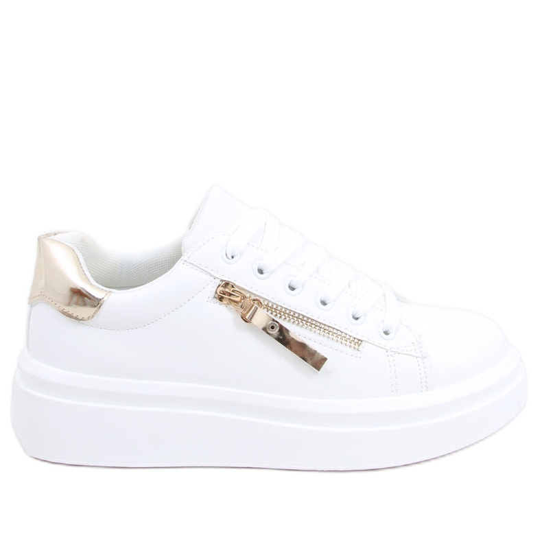 Baskets femme Lerato BLANC / OR blanche d'or