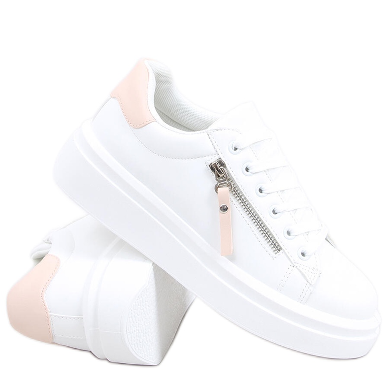 Baskets femme Lerato BLANC / ROSE blanche Baskets femme Lerato BLANC / ROSE blanche