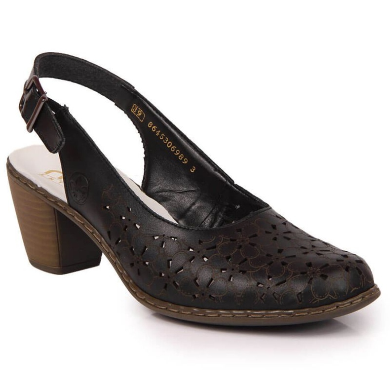 Rieker W RKR531 sandales ajourées noir le noir