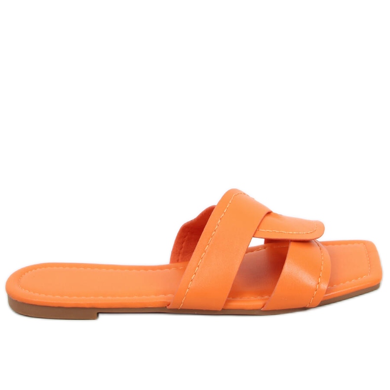 Chaussons semelle carrée Nitya Orange