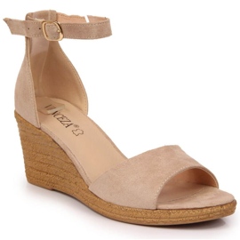 Sandales compensées Vinceza W JAN104B beige