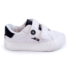 Baskets Enfant Avec Velcro Big Star JJ374108 Blanc-Noir