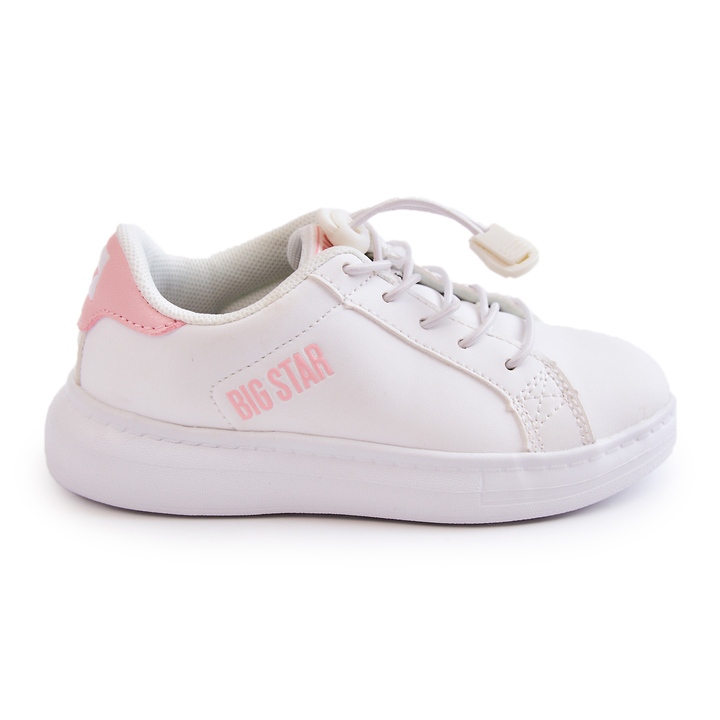 Chaussures de sport enfant Big Star JJ374068 Blanc et Rose blanche