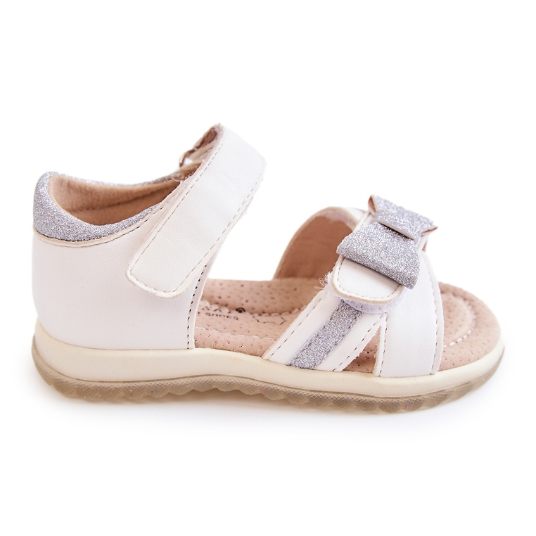 S.Barski Sandales Enfant Cuir Avec Velcro Blanc Lolly blanche S.Barski Sandales Enfant Cuir Avec Velcro Blanc Lolly blanche