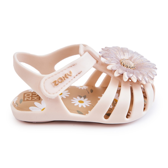 Sandales Enfant Avec Velcro Parfumé ZAXY JJ385031 Beige