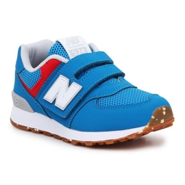 Chaussures New Balance Jr PV574BWV rouge bleu