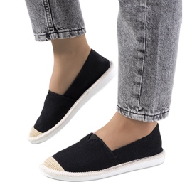 Espadrilles noires pour femmes de Tanner