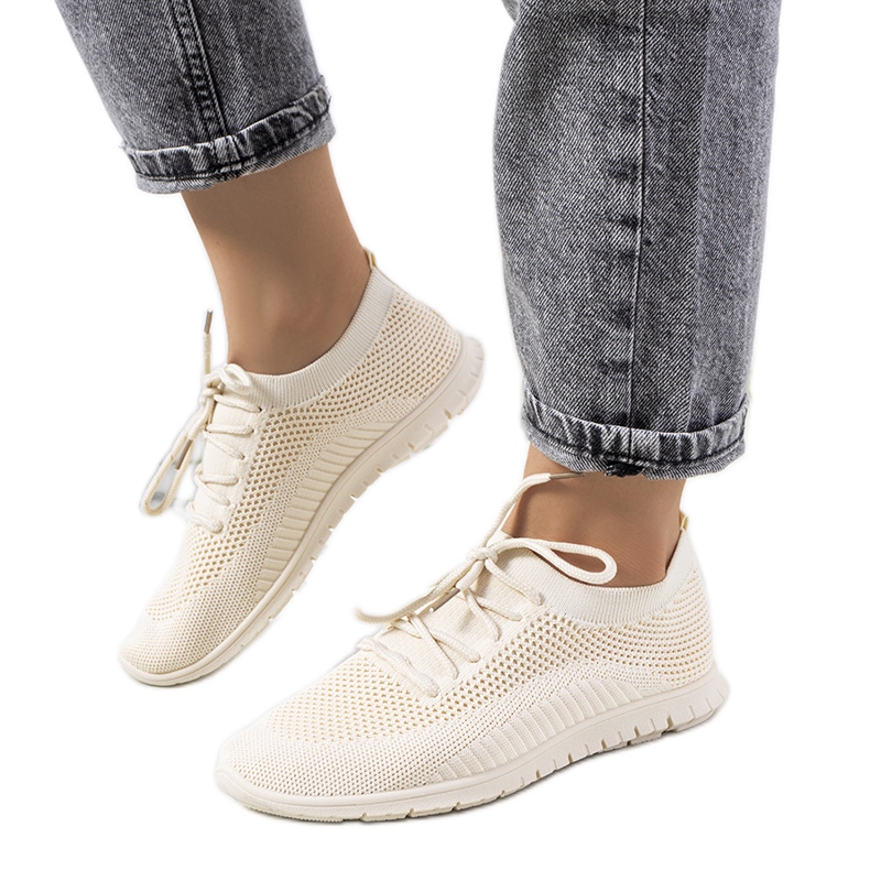 Baskets de sport beiges Bertens Baskets de sport beiges Bertens