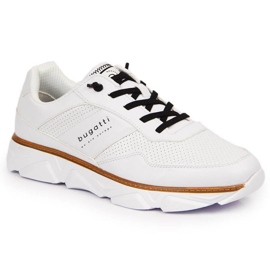 Chaussures de sport décontractées Bugatti M JJ153186 blanc