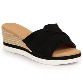Chaussons compensés Potocki W WOL71A noir le noir
