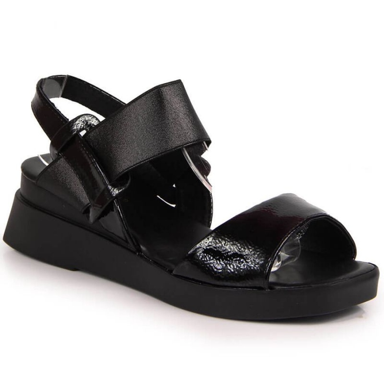 Sandales compensées Potocki W WOL75A noir le noir