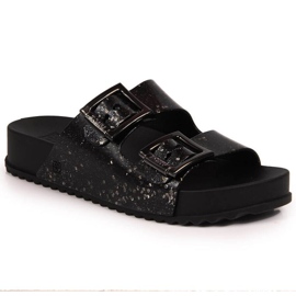 Chaussons de plage caoutchouc Zaxy W INT1705 noir le noir