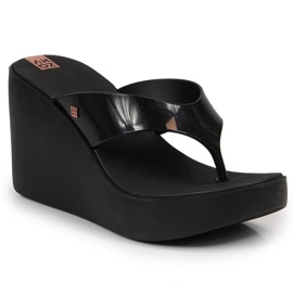 Zaxy W INT1710A chaussons en caoutchouc noir le noir