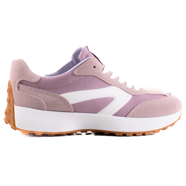 TRENDI Chaussures de sport classiques violet rose