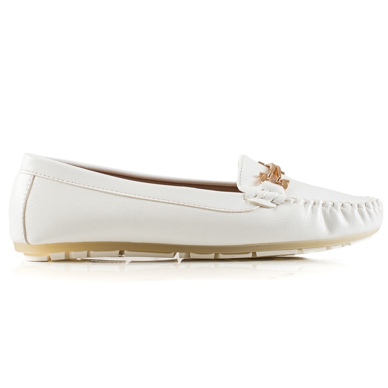 TRENDI Mocassins blancs blanche