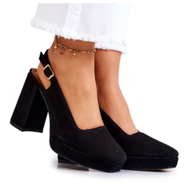 Escarpins en daim Maciejka 05441-01 Noir