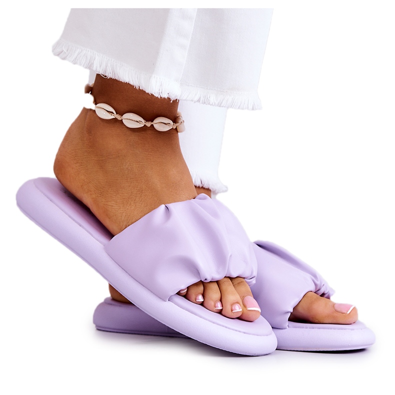 S.Barski Chaussons Classiques Femme Félin Violet S.Barski Chaussons Classiques Femme Félin Violet