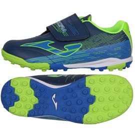 Chaussures de football Joma Super Copa 2203 Tr Jr SCJS2203TFV multicolore bleus et bleu marine